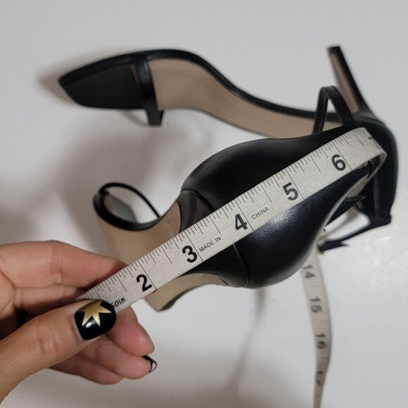 NEW Stuart Weitzman Amelina Sandals Womens 10.5 Black Chic Elegant Simple Luxury - Picture 7 of 8